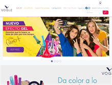 Tablet Screenshot of cosmeticosvogue.com